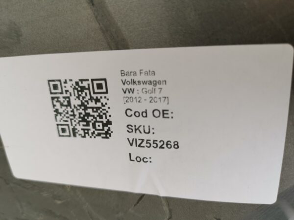Bara Fata Volkswagen VW  Golf 7 [2012 - 2017] Originala In Stare Buna - imagine 8
