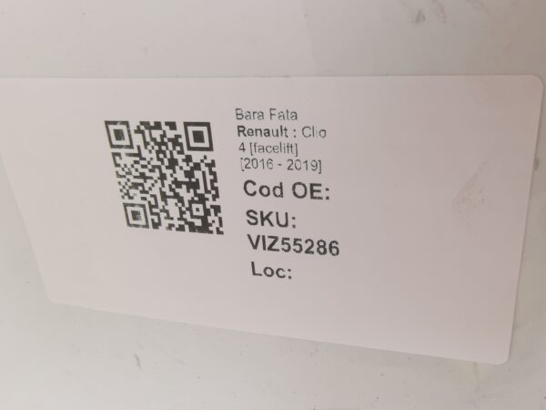Bara Fata Renault  Clio 4 [facelift] [2016 - 2019] Originala In Stare Buna - imagine 8