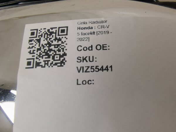 Grila Radiator Honda  CR-V 5 facelift [2019 - 2022] Originala - imagine 8