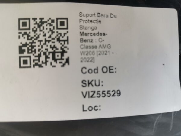 Suport Bara De Protectie Stanga Mercedes-Benz  C-Classe AMG W206 [2021 - 2022] Original In Stare Buna - imagine 8