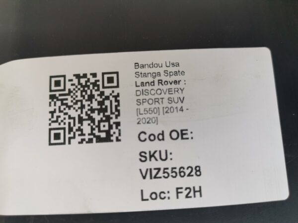 Bandou Usa Stanga Spate Land Rover  DISCOVERY SPORT SUV [L550] [2014 - 2020] Original In Stare Buna - imagine 8