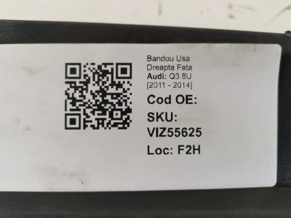 Bandou Usa Dreapta Fata Audi Q3 8U [2011 - 2014] Original In Stare Buna - imagine 8