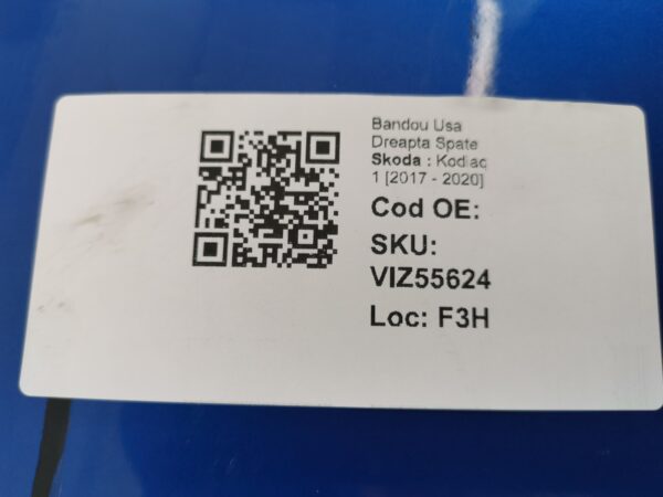 Bandou Usa Dreapta Spate Skoda  Kodiaq 1 [2017 - 2020] Original In Stare Buna - imagine 8