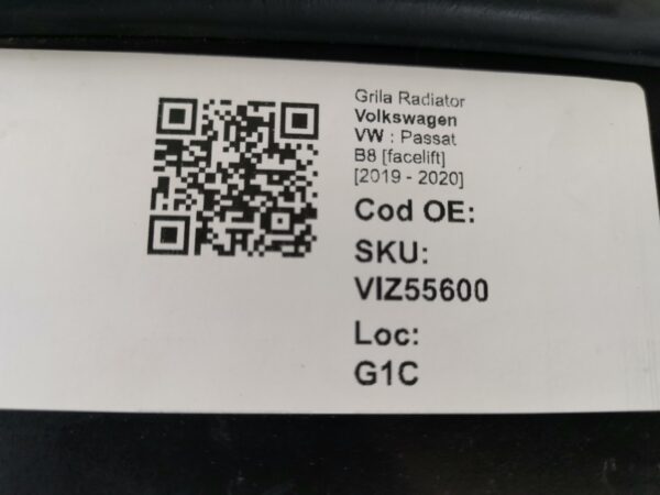 Grila Radiator Volkswagen VW  Passat B8 [facelift] [2019 - 2020] Originala In Stare Buna - imagine 8