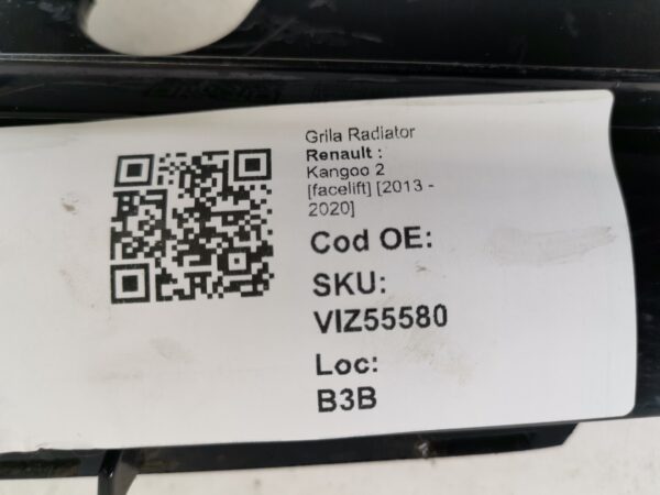 Grila Radiator Renault  Kangoo 2 [facelift] [2013 - 2020] Originala In Stare Buna - imagine 8