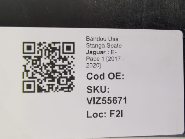 Bandou Usa Stanga Spate Jaguar  E-Pace 1 [2017 - 2020] Original In Stare Buna - imagine 8