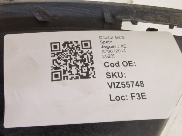 Difuzor Bara Spate Jaguar  XE X760 [2014 - 2020] Originala In Stare Buna - imagine 8