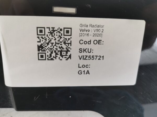 Grila Radiator Volvo  V90 2 [2016 - 2020] Originala Avariata - imagine 8