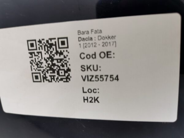 Bara Fata Dacia  Dokker 1 [2012 - 2017] Originala In Stare Buna - imagine 8