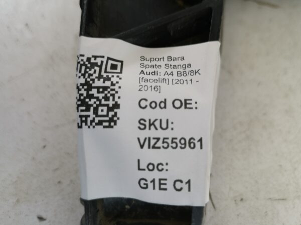Suport Bara Spate Stanga Audi A4 B8/8K [facelift] [2011 - 2016] Originala In Stare Buna - imagine 8