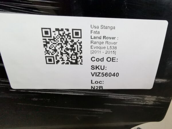 Usa Stanga Fata Land Rover  Range Rover Evoque L538 [2011 - 2015] Originala - imagine 8