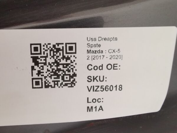 Usa Dreapta Spate Mazda  CX-5 2 [2017 - 2020] Originala - imagine 8