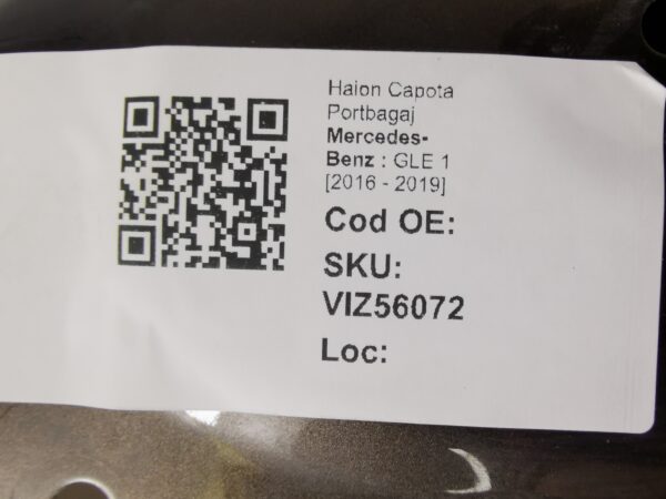 Haion Capota Portbagaj Mercedes-Benz  GLE 1 [2016 - 2019] Original - imagine 8