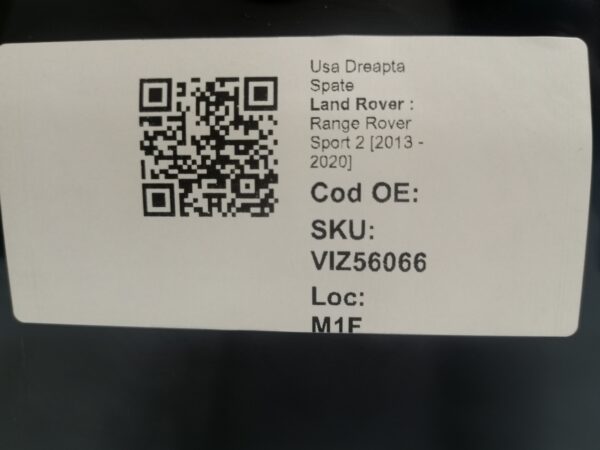 Usa Dreapta Spate Land Rover  Range Rover Sport 2 [2013 - 2020] Originala - imagine 8