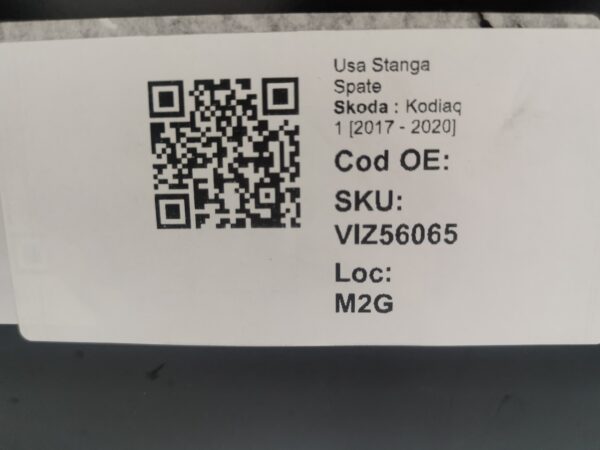 Usa Stanga Spate Skoda  Kodiaq 1 [2017 - 2020] Originala - imagine 8