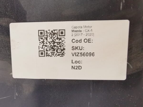 Capota Motor Mazda  CX-5 2 [2017 - 2020] Originala - imagine 8