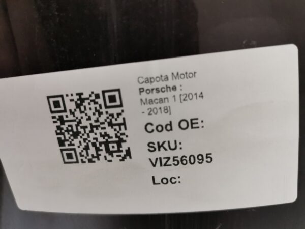 Capota Motor Porsche  Macan 1 [2014 - 2018] Originala - imagine 8