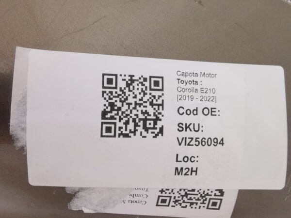 Capota Motor Toyota  Corolla E210 [2019 - 2022] HB Break Combi Originala - imagine 8