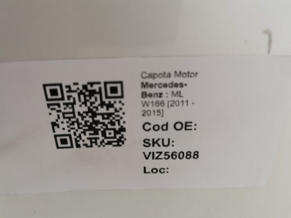 Capota Motor Mercedes-Benz  ML W166 [2011 - 2015] Original - imagine 8