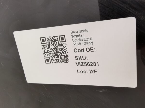 Bara Spate sedan Toyota  Corolla E210 [2019 - 2022] Originala In Stare Buna - imagine 8