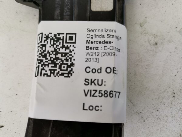 Semnalizare Oglinda Stanga Mercedes-Benz  E-Class W212 [2009 - 2013] Originala Avariata - imagine 8