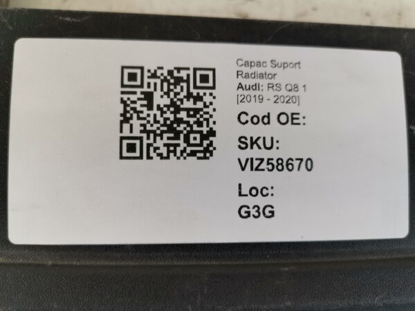 Capac Suport Radiator Acoperire Trager Audi RS Q8 1 [2019 - 2020] 2021 2022 2023 Original In Stare Buna - imagine 8