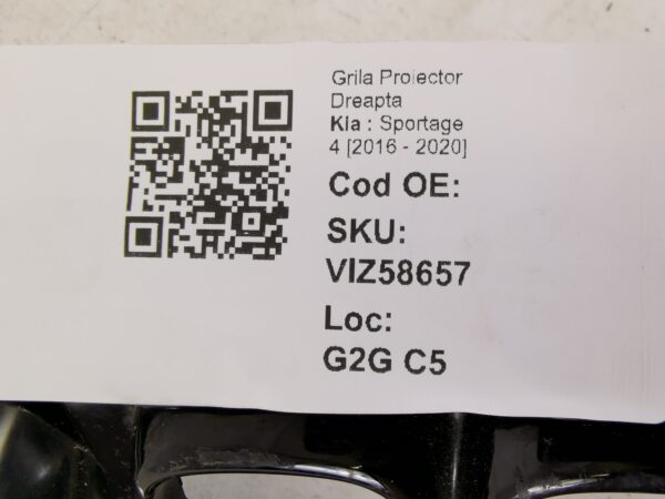 Grila Proiector Dreapta Kia  Sportage 4 [2016 - 2020] Original In Stare Buna - imagine 8