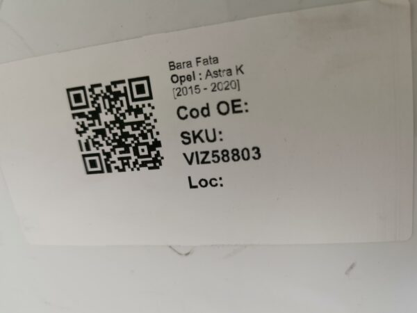 Bara Fata Opel  Astra K [2015 - 2020] Originala In Stare Buna - imagine 8
