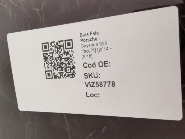 Bara Fata Porsche  Cayenne 958 [facelift] [2014 - 2018] Originala In Stare Buna - imagine 8