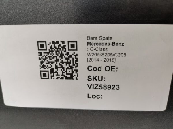 Bara Spate Mercedes-Benz  C-Class W205/S205/C205 [2014 - 2018] Originala In Stare Buna - imagine 8