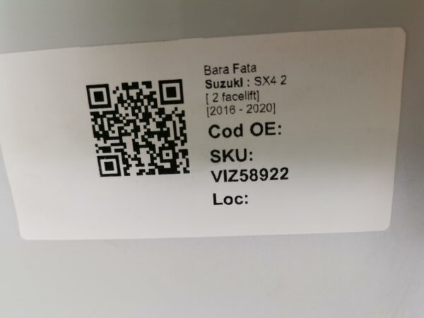 Bara Fata Suzuki  SX4 2 [ 2 facelift] [2016 - 2020] Originala In Stare Buna - imagine 8