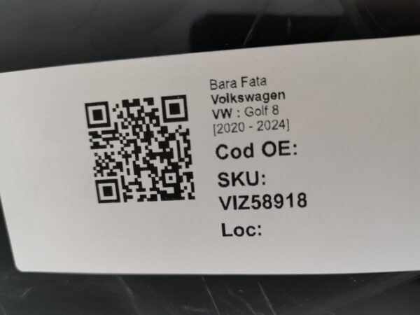 Bara Fata Volkswagen VW  Golf 8 [2020 - 2024] Originala In Stare Buna - imagine 8