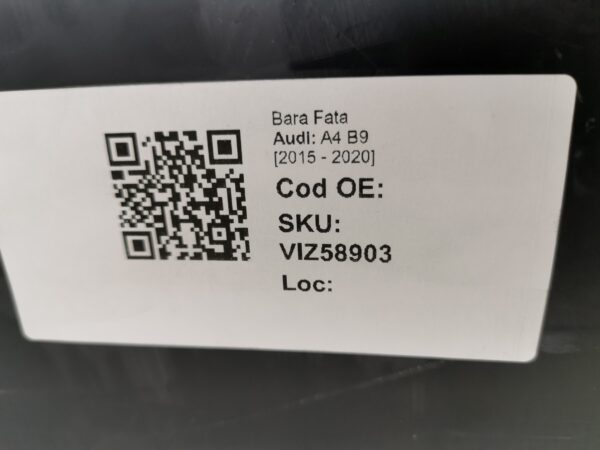 Bara Fata Audi A4 B9 [2015 - 2020] Originala In Stare Buna - imagine 8