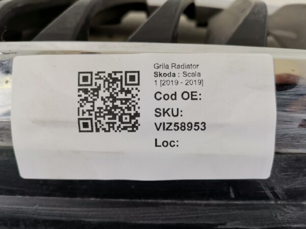 Grila Radiator Skoda  Scala 1 [2019 - 2019] Originala - imagine 8