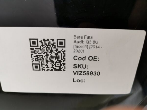 Bara Fata S Line Audi Q3 8U [facelift] [2014 - 2020] Originala In Stare Buna - imagine 8