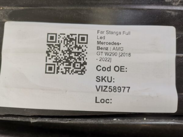 Far Stanga Full Led Mercedes-Benz  AMG GT W290 [2018 - 2022] Original Avariat - imagine 8