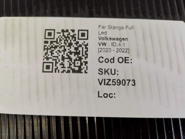 Far Stanga Full Led Volkswagen VW  ID.4 1 [2020 - 2022] Original In Stare Buna - imagine 8
