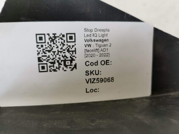 Stop Dreapta Led IQ Light Volkswagen VW  Tiguan 2 [facelift] AD1 [2020 - 2022] Original - imagine 8