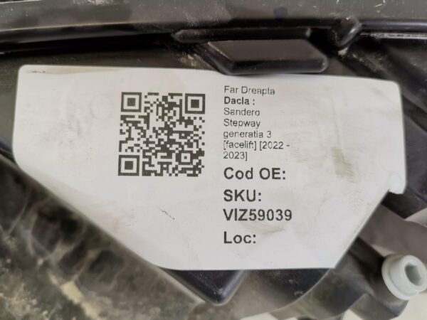 Far Dreapta Dacia  Sandero Stepway generatia 3 [facelift] [2022 - 2023] Original - imagine 8