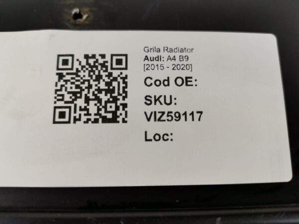 Grila Radiator Audi A4 B9 [2015 - 2020] Originala In Stare Buna - imagine 8