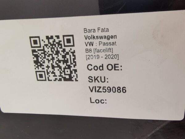 Bara Fata Volkswagen VW  Passat B8 [facelift] [2019 - 2020] R-Line GT Originala In Stare Buna - imagine 8