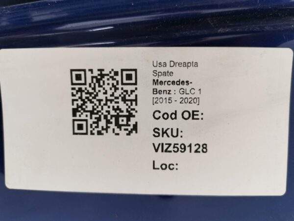 Usa Dreapta Spate Mercedes-Benz  GLC 1 [2015 - 2020] Originala - imagine 8