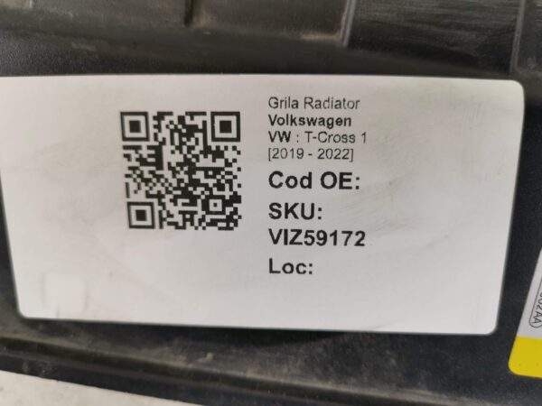 Grila Radiator Volkswagen VW  T-Cross 1 [2019 - 2022] Originala Avariata - imagine 8