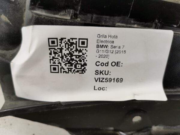 Grila Hota Electrica BMW Seria 7 G11/G12 [2015 - 2020] Originala - imagine 8