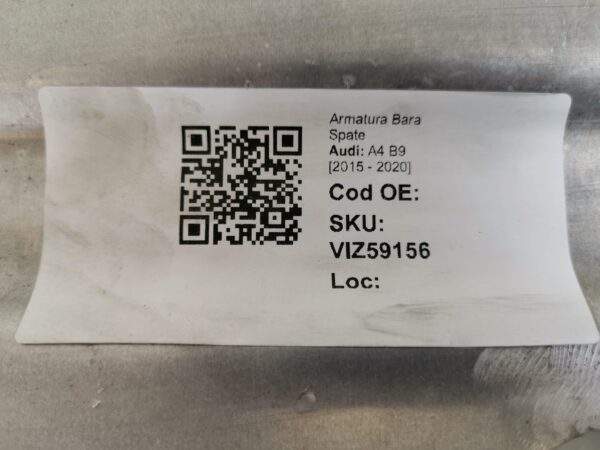 Armatura Bara Spate Audi A4 B9 [2015 - 2020] Original In Stare Buna - imagine 8
