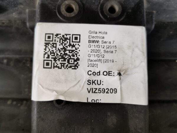 Grila Hota Electrica BMW Seria 7 G11/G12 [2015 - 2020], Seria 7 G11/G12 [facelift] [2019 - 2020] Originala - imagine 8