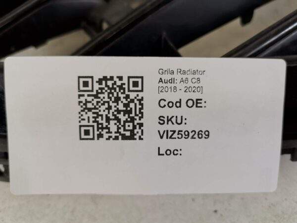 Grila Radiator Audi A6 C8 [2018 - 2020] Originala Avariata - imagine 8