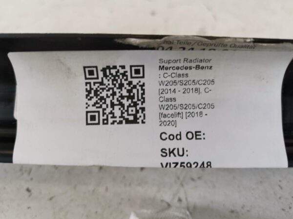 Suport Radiator Mercedes-Benz  C-Class W205/S205/C205 [2014 - 2018], C-Class W205/S205/C205 [facelift] [2018 - 2020] Originala In Stare Buna - imagine 8