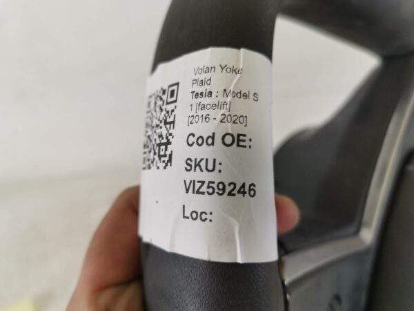 Airbag Volan Yoke Plaid Tesla  Model S 1 [facelift] [2016 - 2020] Original - imagine 8