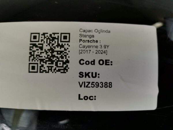 Capac Oglinda Stanga Porsche  Cayenne 3 9Y [2017 - 2024] Original In Stare Buna - imagine 8
